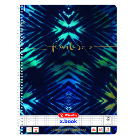 Caiete cu spira - CAIET A4 80F SPIRA PATRATELE NEW BATIK FEARLESS