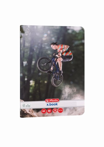 Caiete capsate - Caiet dictando A4 80 file Herlitz Extreme