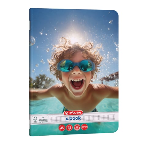 Caiet matematica A5, 48 file, Herlitz, coperta Sports [2]