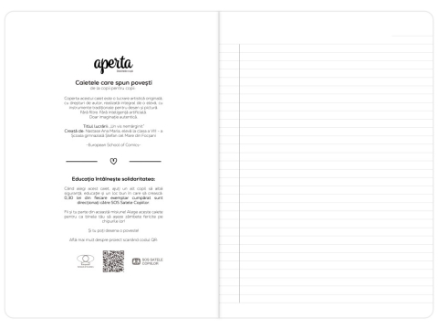 Caiet A4 de dictando, 48 file, 80 g/mp – Un vis nemărginit [1]