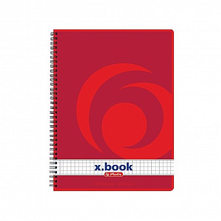 Caiete pentru birou - Caiet cu spira A4 160 file matematica Herlitz x.book