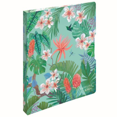 Caiete mecanice - CAIET MECANIC A4 2 INELE HERLITZ LADYLIKE JUNGLE