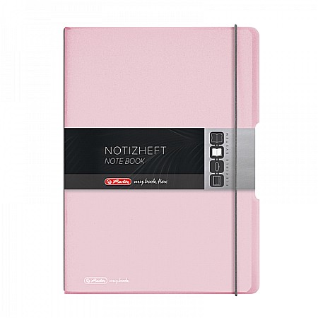 Caiet My Book Flex A4 2x40 file roz deschis transparent Herlitz [1]