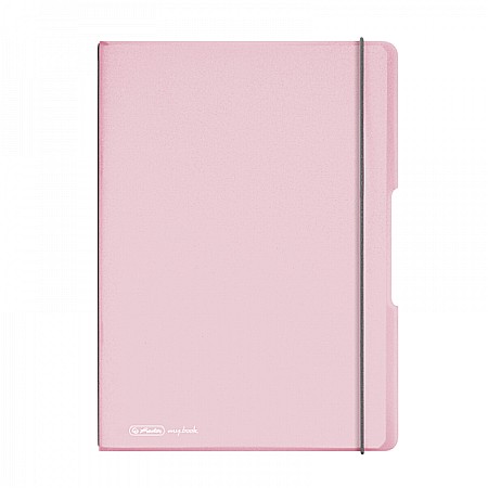 Caiete My.Book Flex - Caiet My Book Flex A4 2x40 file roz deschis transparent Herlitz