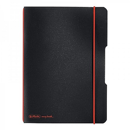 Caiete My.Book Flex - Caiet My Book Flex A5 40 file dictando negru Herlitz