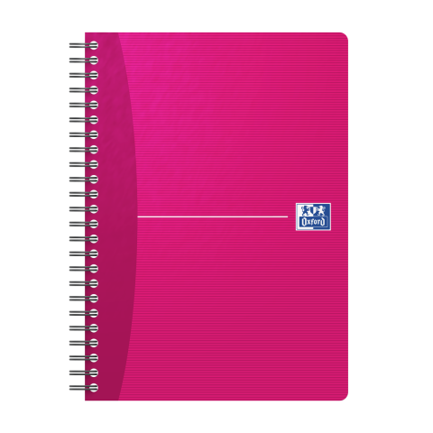 Rechizite - CAIET ORG OXFORD OFFICE ESSENTIALS A5 90F SPIRA PEFC ECOLABEL DICTANDO DIVERSE CULORI
