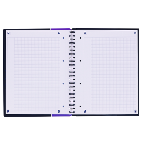 CAIET ORG OXFORD STUDENTS NOMADBOOK A4+ 80F SPIRA SCRIBZEE PATRATELE DIVERSE CULORI [5]