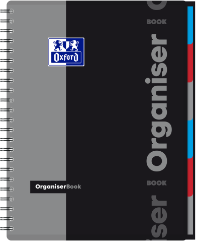 CAIET ORG OXFORD STUDENTS ORGANISER A4+ 80F SPIRA SCRIBZEE PATRATELE DIVERSE CULORI [3]