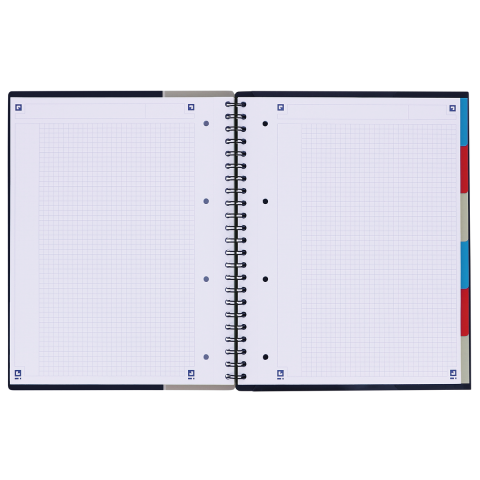 CAIET ORG OXFORD STUDENTS ORGANISER A4+ 80F SPIRA SCRIBZEE PATRATELE DIVERSE CULORI [7]