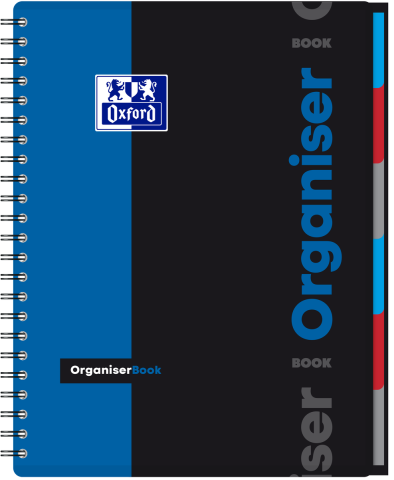 CAIET ORG OXFORD STUDENTS ORGANISER A4+ 80F SPIRA SCRIBZEE PATRATELE DIVERSE CULORI [2]