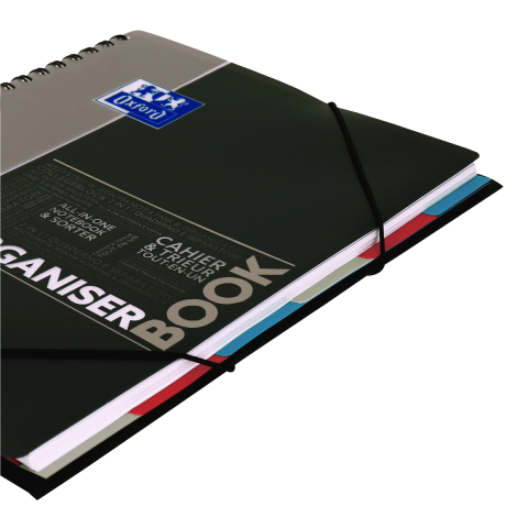 CAIET ORG OXFORD STUDENTS ORGANISER A4+ 80F SPIRA SCRIBZEE PATRATELE DIVERSE CULORI [6]
