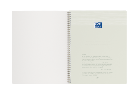 CAIET OXFORD ORIGINS A4+ 70F SPIRA SCRIBZEE ECOLABEL DICTANDO BEJ [3]