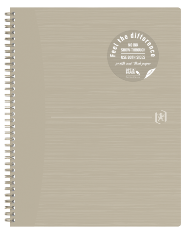 Rechizite - CAIET OXFORD ORIGINS A4+ 70F SPIRA SCRIBZEE ECOLABEL PATRATELE BEJ