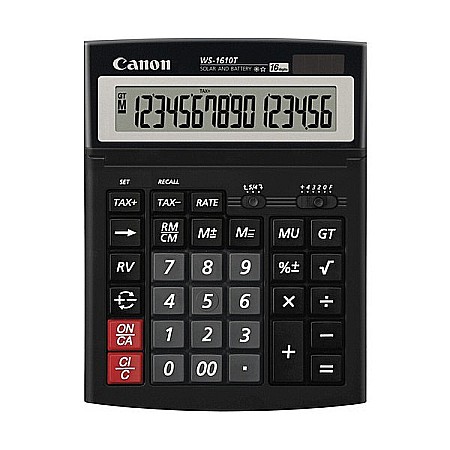 Calculatoare de birou - Calculator de birou 16 digiti Canon WS1610T