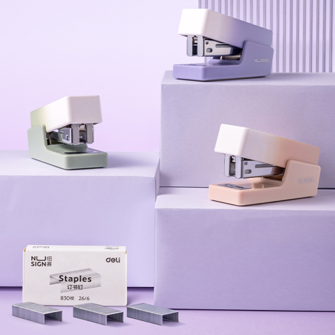 Capsator 12 coli mini 24/6 Nusign vernil Deli [3]