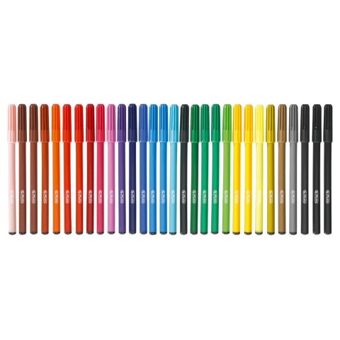 Carioci Herlitz, Set 30 Culori, Varf 2 mm [2]