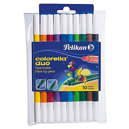 Rechizite - Carioci 10 culori Pelikan Colorella Duo 407