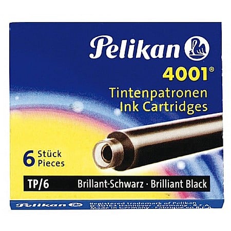 Cartuse cu cerneala - Cartuse cu cerneala Pelikan mici 6/set negru lucios