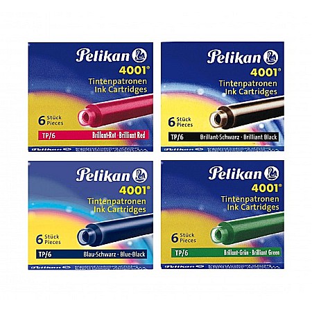Cartuse cu cerneala Pelikan mici 6/set rosu lucios [1]