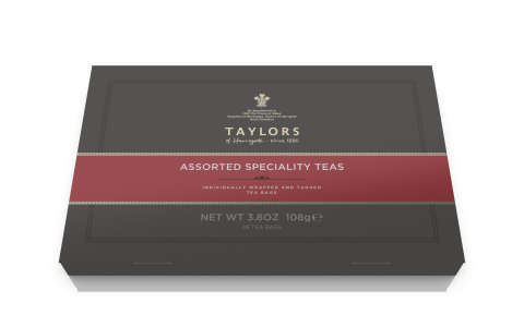 Ceai premium asortat Taylors Classics - 48 plicuri, 8 arome, 108g [1]