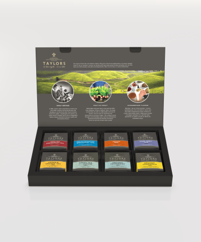 Taylors of Harrogate - Ceai premium asortat Taylors Classics - 48 plicuri, 8 arome, 108g