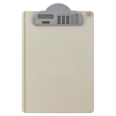 Clipboard A4 profesinal Deli cu calculator [2]