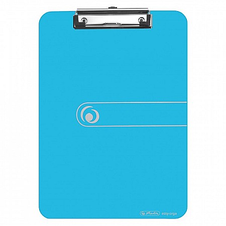 Clipboard-uri - Clipboard simplu A4 Herlitz Easy Orga albastru transparent