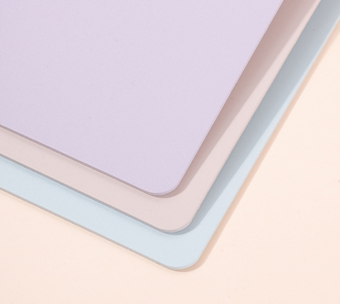 Clipboard simplu A4 Deli Foam Macarons - Albastru [3]