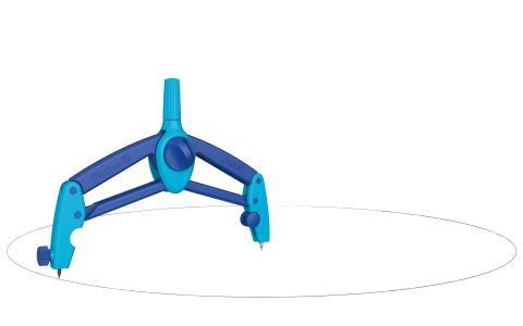 Compas scolar Pelikan Griffix Albastru [3]