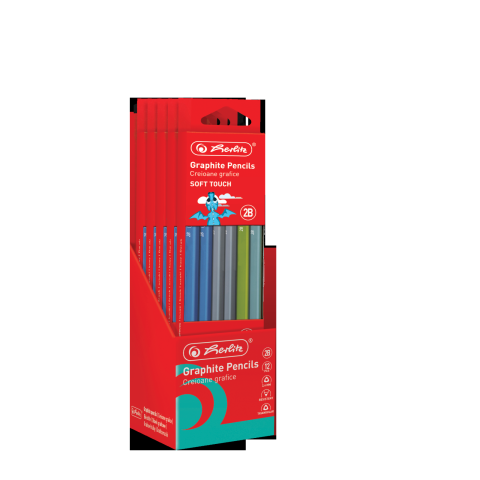 CREION GRAFIT 2B SOFT TOUCH TRIUNGHIULAR 2.4MM SET12 [2]