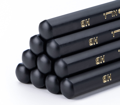 Creion grafit HB lemn negru Nusign Deli [4]