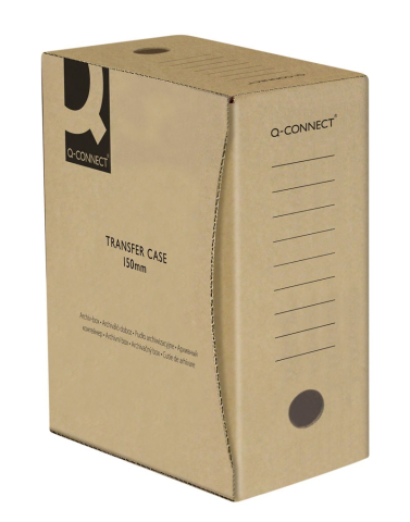 Cutii si containere pentru arhivare - Cutie arhivare A4/150 mm Q-Connect, carton kraft 400g, - 150 x 339 x 298 mm
