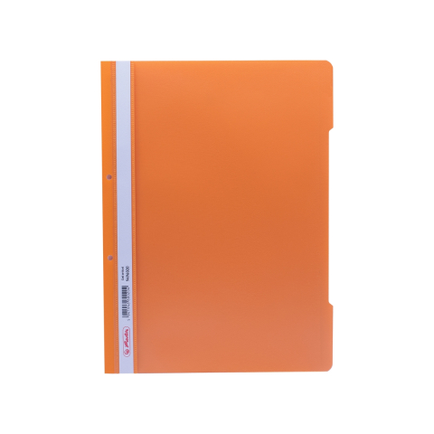 Dosare din plastic - Dosar din plastic cu sina si perforatii Herlitz portocaliu