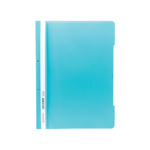 Dosare din plastic - Dosar din plastic cu sina si perforatii Herlitz turcoaz