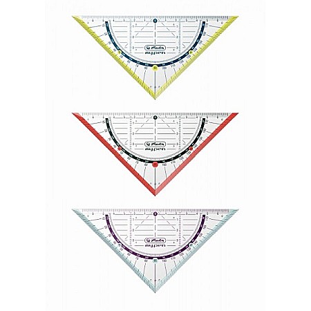 Echere & Raportoare - Echer cu raportor 16 cm Herlitz My Pen