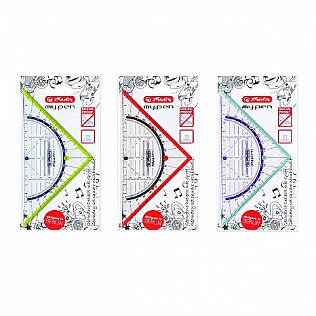 Echer cu raportor 16 cm Herlitz My Pen [1]