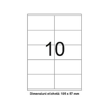 Etichete adezive - Etichete autoadezive albe 10/A4