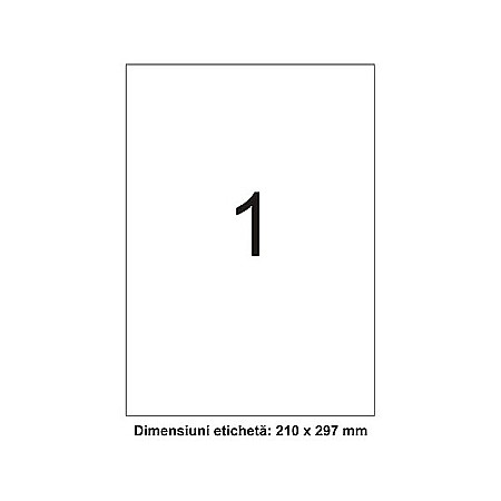 Etichete adezive - Etichete autoadezive albe 1/A4
