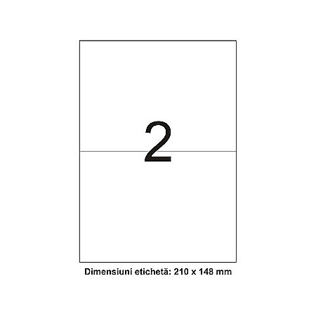 Etichete adezive - Etichete autoadezive albe 2/A4