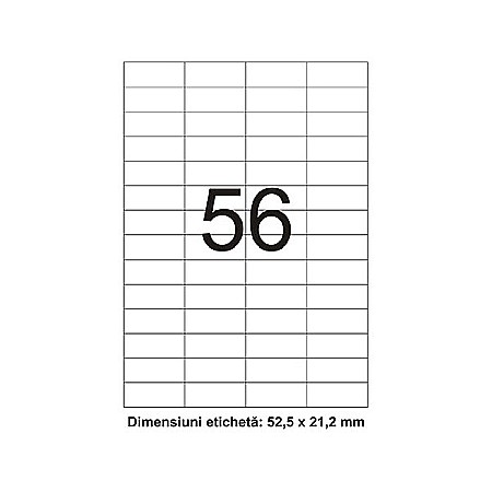 Etichete adezive - Etichete autoadezive albe 56/A4