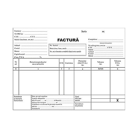 Tipizate - Facturier A5 3 exemplare