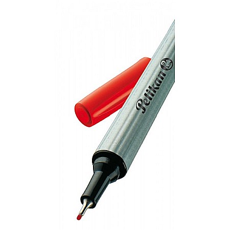 Finelinere - Fineliner Pelikan rosu 0.4 mm