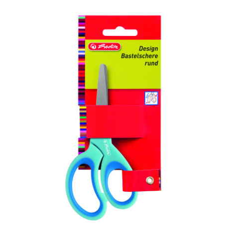 Foarfeci si cuttere - FOARFECA LAMA DECORATA VARF ROTUND 13CM BLISTER