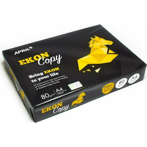 Hartie si carton pentru copiator - Hârtie copiator A4 Ekon Copy – 80g, 500 coli