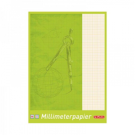 Hartie milimetrica - Hartie milimetrica A4 Herlitz