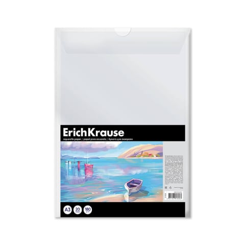Hartie pentru acuarela  A3 20 coli 180g Erichkrause Art Spirit [0]