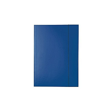 Mape din carton si plastic - Mapa cu elastic Esselte A4 carton bleumarin