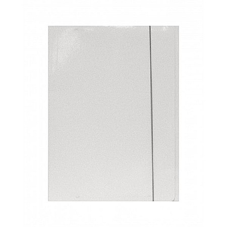 Mape din carton si plastic - Mapa cu elastic Fornax A4 carton alb