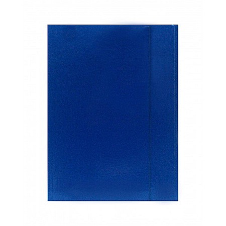 Mape din carton si plastic - Mapa cu elastic Fornax A4 carton albastru