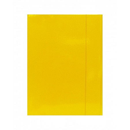 Mape din carton si plastic - Mapa cu elastic Fornax A4 carton galben